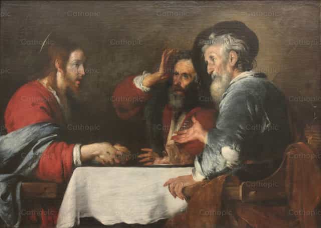 Krisztus Emmauszban - Katolikus stockképek - Fotó: Restored Christian Art