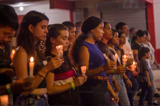 Mga Ilaw - Mga Catholic stock image