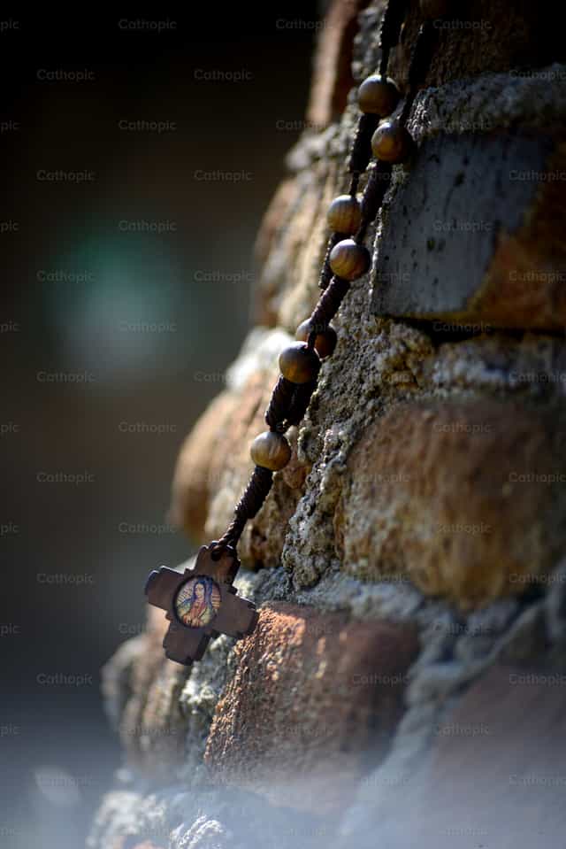 Rosary featuring the image of Our Lady of Guadalupe - Catholic stock images - Photo by Lizardi Saucedo
