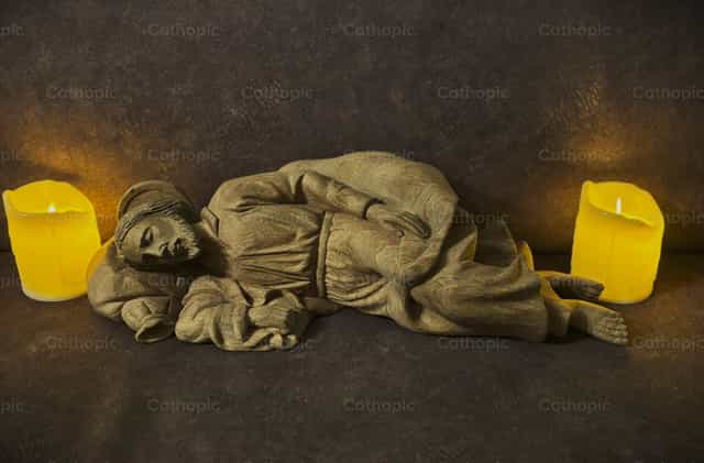 San José dormido - Banco de imágenes católicas