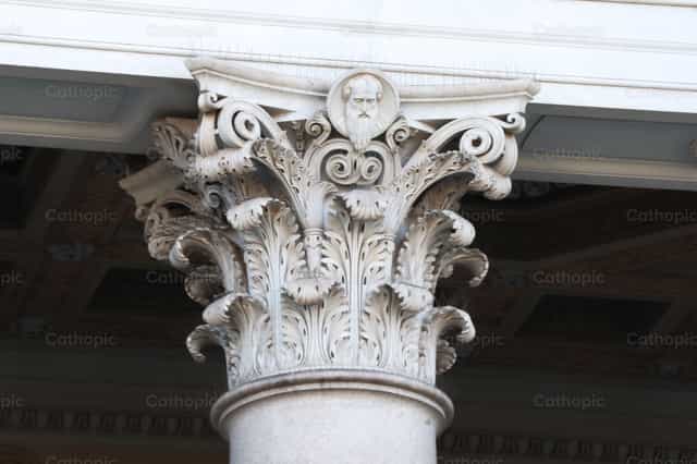 Basílica San Pablo Extramuros, detalle - Banco de imágenes católicas