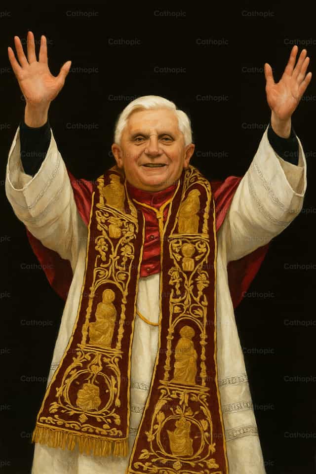 Pape Benoît XVI - Images catholiques de stock - Photo de Irene Maciá Doménech