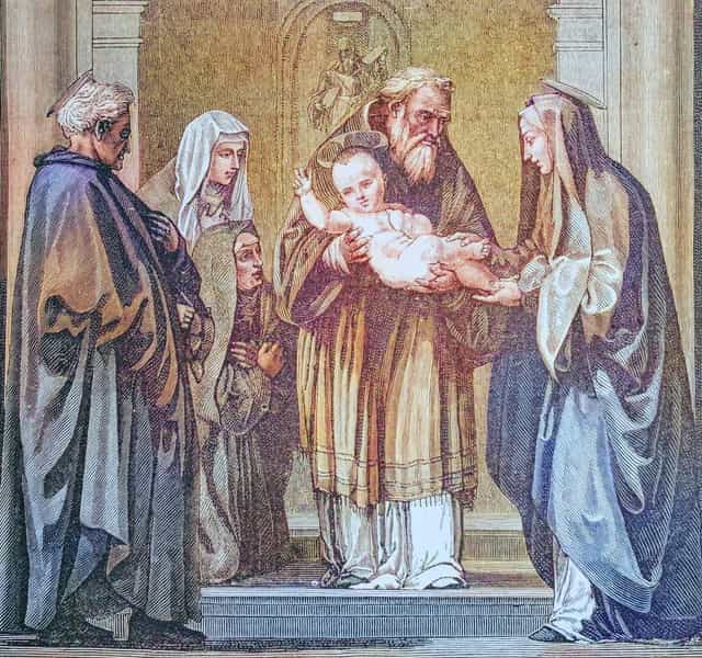 Presentación de Jesús en el templo - Banco de imágenes católicas - Fotografía por Bible and Art