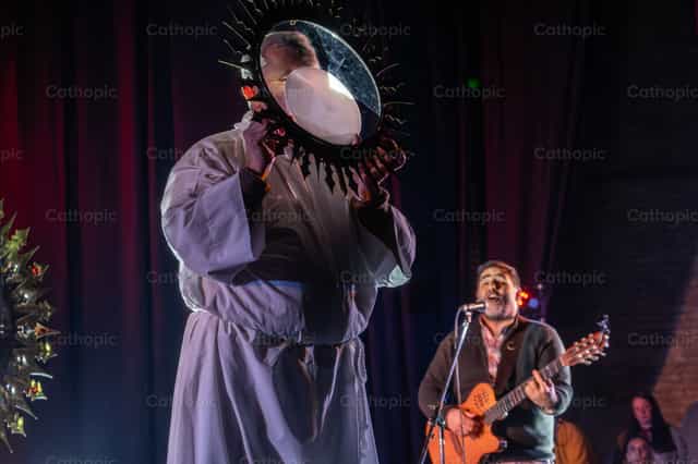 Halik sa Eukaristiya - Mga Catholic stock image