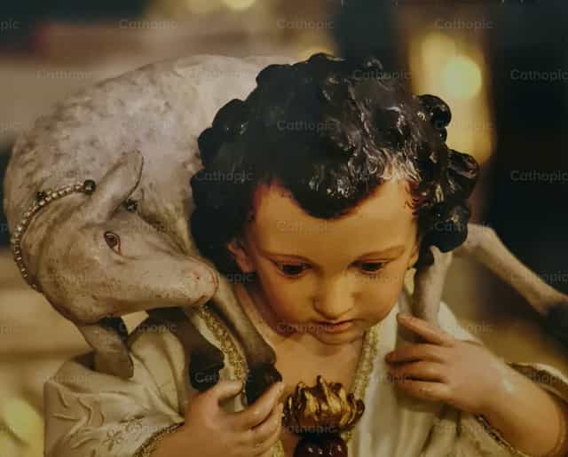 El pequeno Buen Pastor - Banco de imágenes católicas - Fotografía por Paola Rossinelli