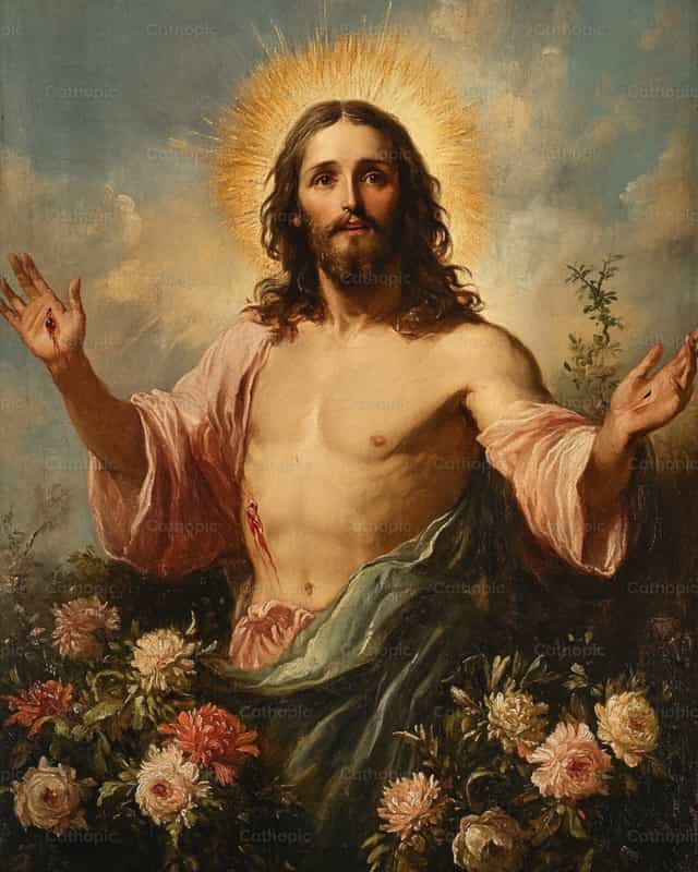 Jesus Ressuscitado - Imagens católicas de stock - Foto de Carolina BR