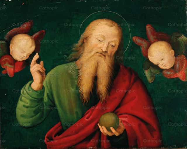 천사들과 함께 계신 하느님 아버지 - 가톨릭 스톡 이미지 - 사진 제공 Restored Christian Art