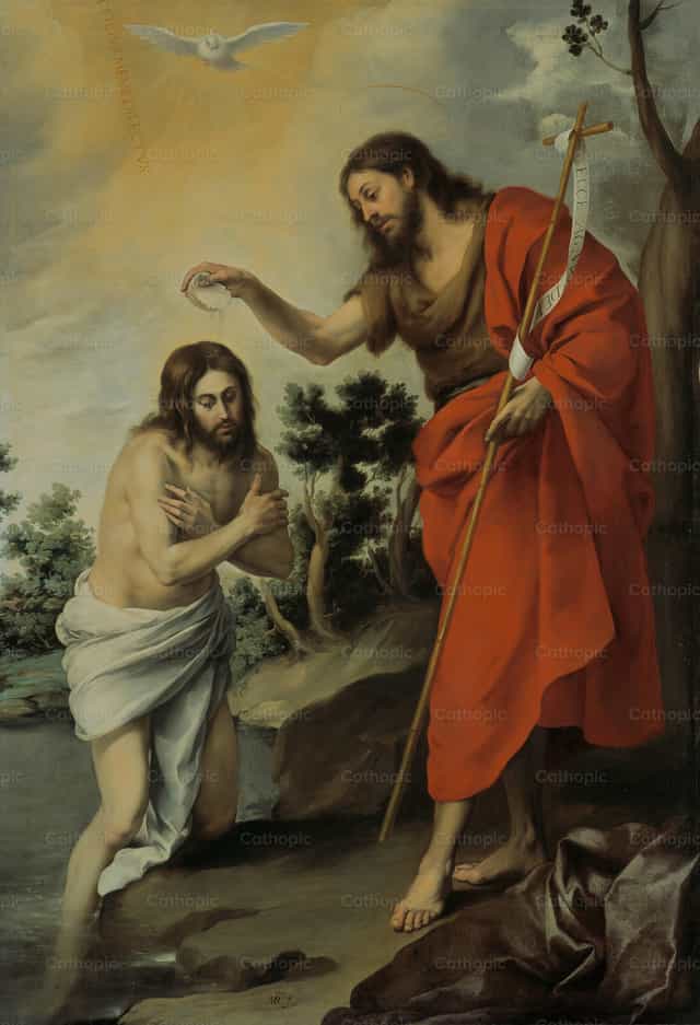 Jézus megkeresztelése - Katolikus stockképek - Fotó: Restored Christian Art