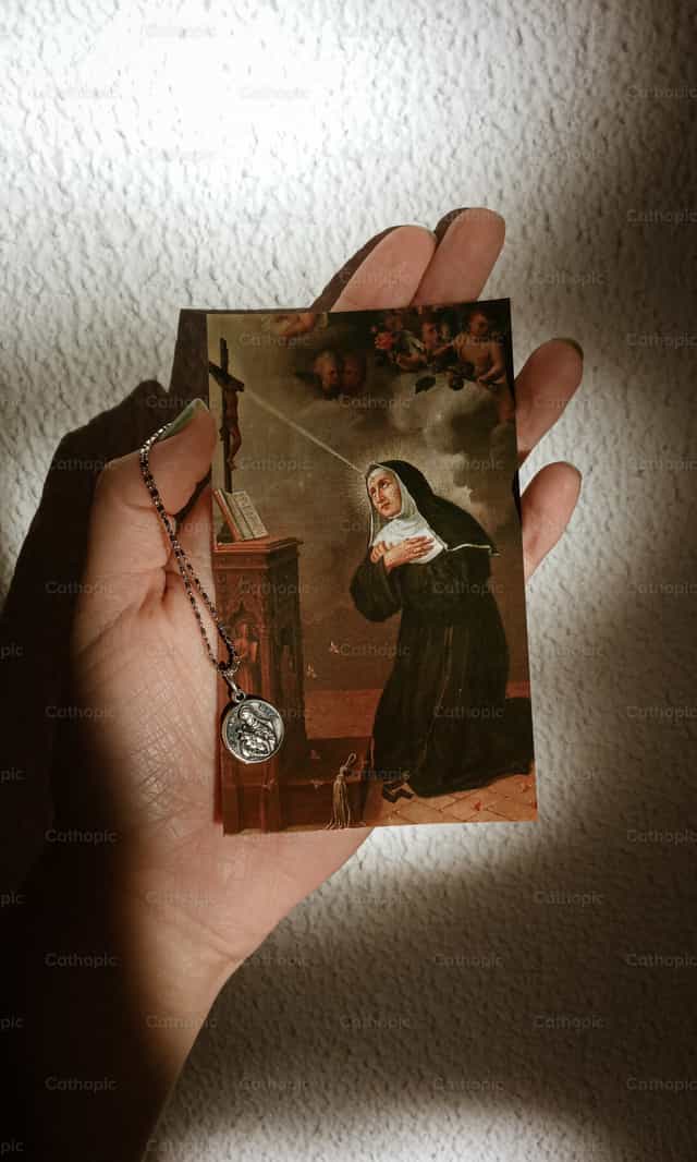 Santa Rita ng Cascia - Mga Catholic stock image - Larawan ni Adriana Carvajal