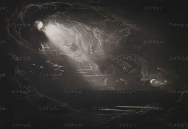 A criação da luz - Imagens católicas de stock