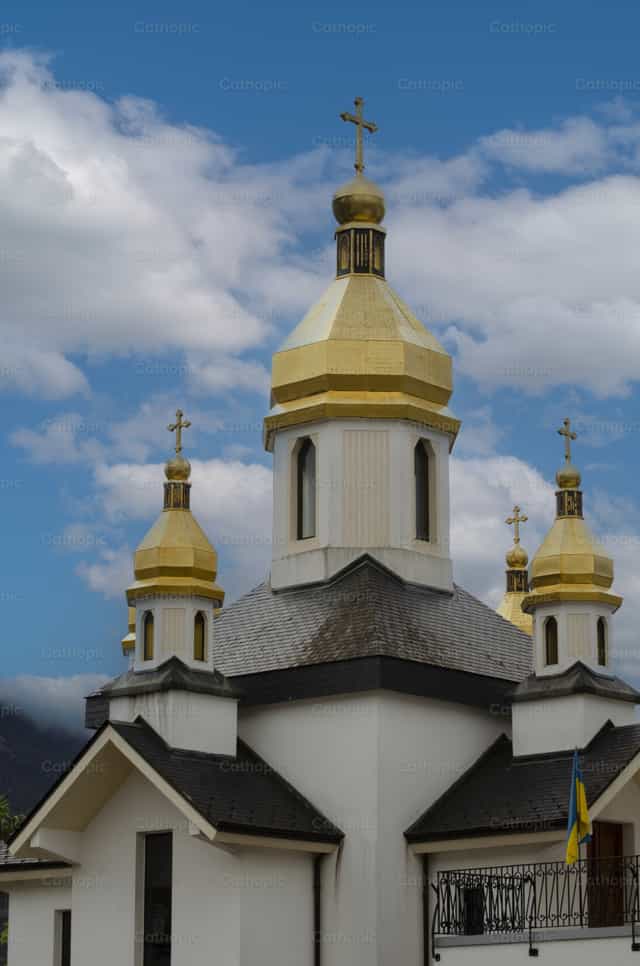 Church in Ukraine - Catholic stock images