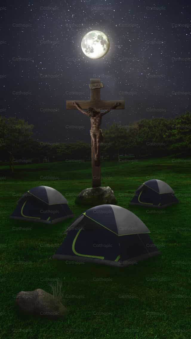 Campamento - Banco de imágenes católicas
