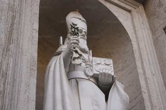 San Gregorio - Mga Catholic stock image