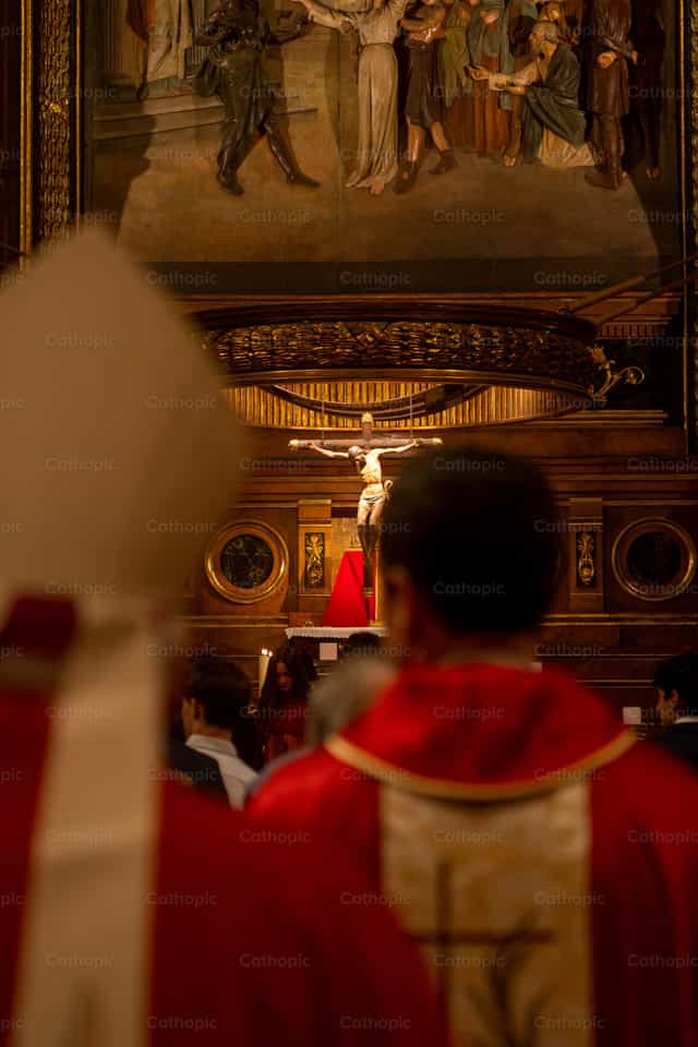 Christ over his shepherds - Catholic stock images - Photo by Rodrigo De Miguel