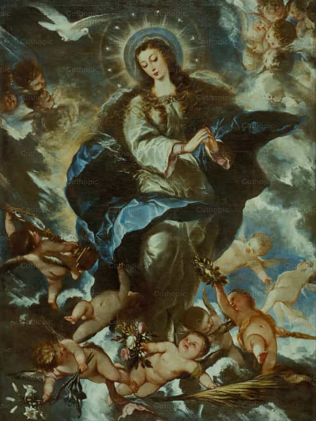 L’Immaculée Conception - Images catholiques de stock - Photo de Restored Christian Art
