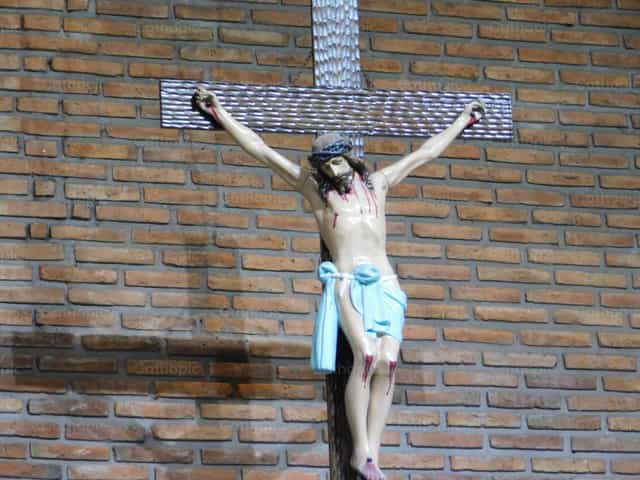 Jezus Ukrzyżowany - Katolickie zdjęcia stockowe