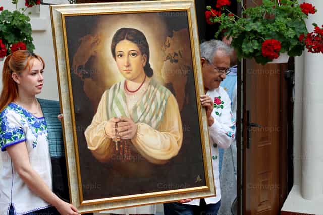 Imagen de la Beata Paulina Jaricot - Banco de imágenes católicas - Fotografía por Cristina Grigore