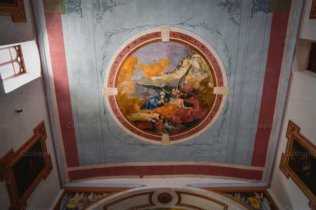 Pintura de la Muerte de San José - Banco de imágenes católicas - Fotografía por Carolina BR