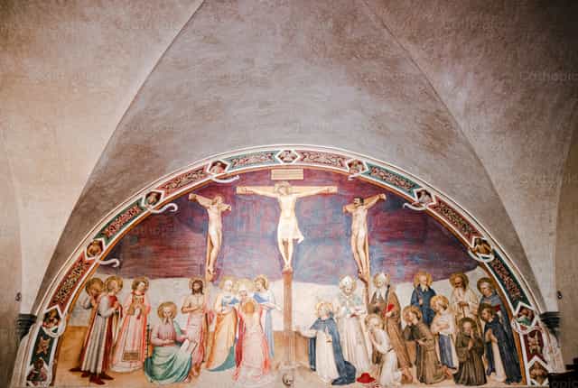 La crucifixión de Cristo - Banco de imágenes católicas