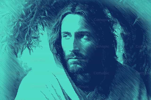 Rostro de Cristo - Banco de vectores católicos - Fotografía por Carolina BR