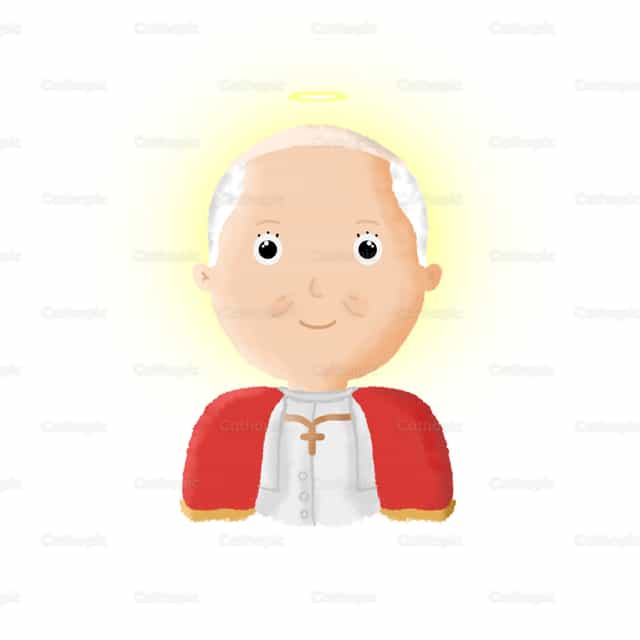 Saint John Paul II - Catholic stock vectors