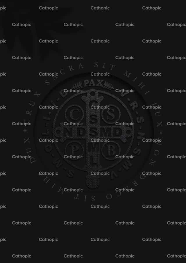 Medalya ni San Benito - Mga Catholic stock vector - Larawan ni Érica Viana