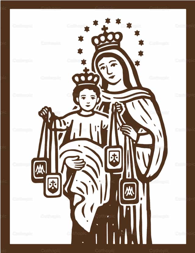 Virgen del Carmen - Banco de vectores católicos - Fotografía por Bernardo Wüst