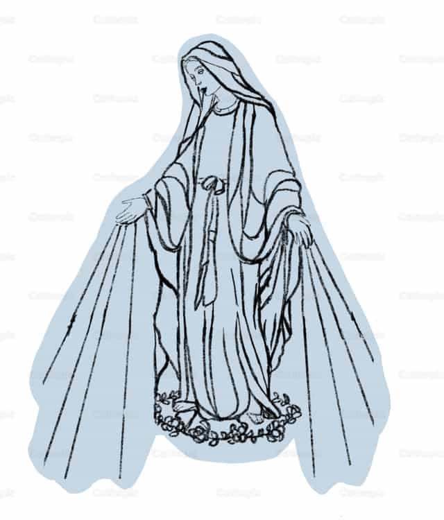 Santísima Virgen María - Banco de vectores católicos - Fotografía por Dorothy P