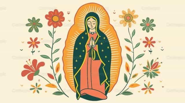 Nuestra Señora de Guadalupe - Banco de vectores católicos