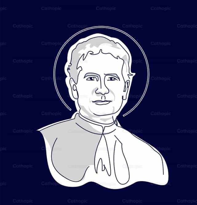 San Juan Bosco - Banco de vectores católicos