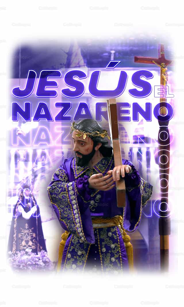 Arte del Nazareno - Banco de vectores católicos - Fotografía por Miguel White