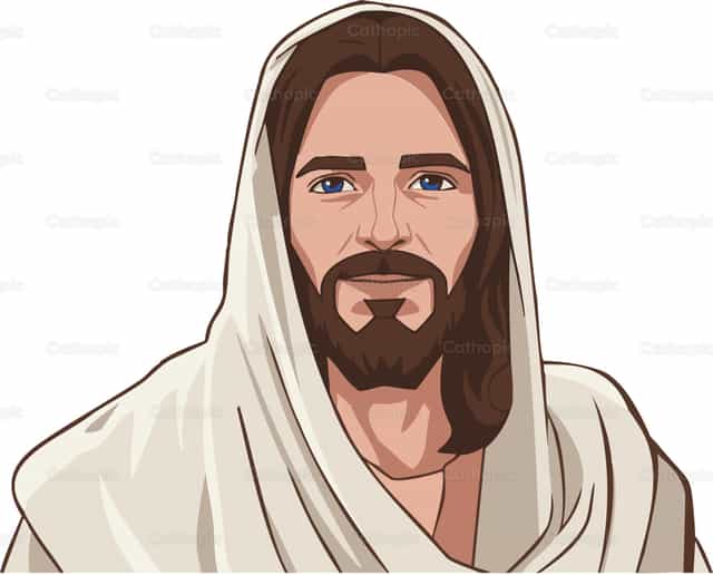 Rostro de Jesucristo - Banco de vectores católicos - Fotografía por Gerardo Juarez
