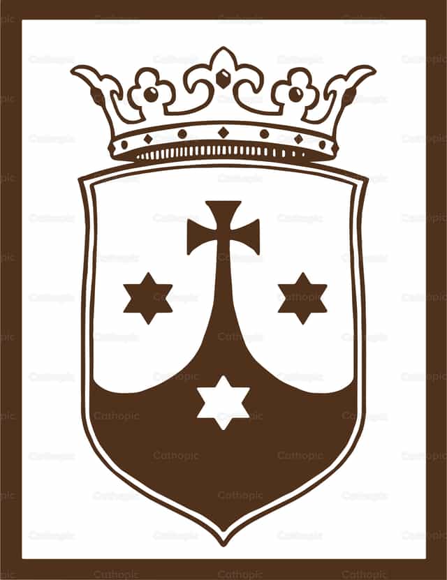 Escudo del Monte Carmelo - Banco de vectores católicos