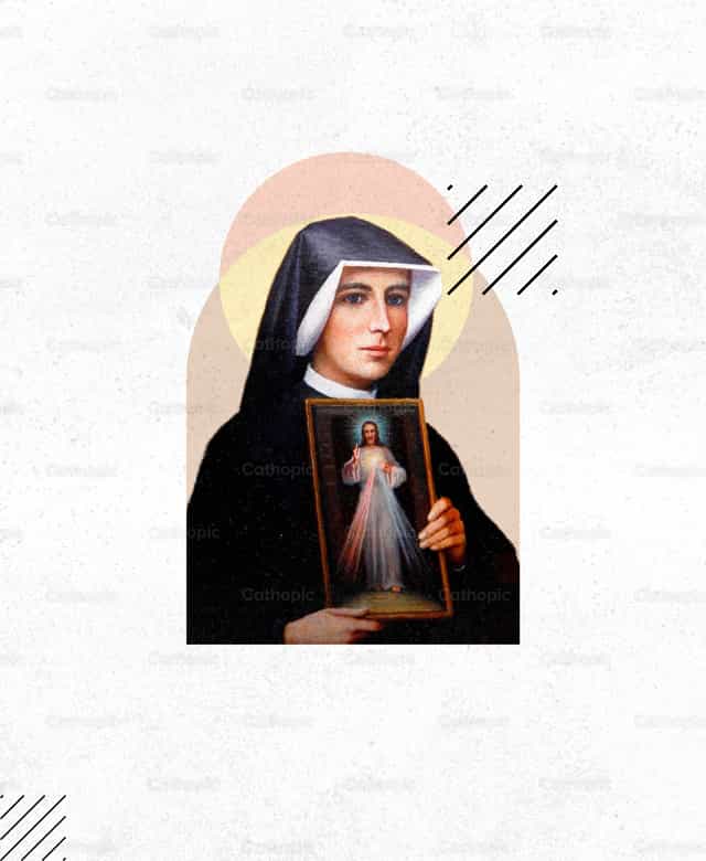 Faustina Kowalska, Santa - Banco de vectores católicos - Fotografía por Julio Cesar Sánchez