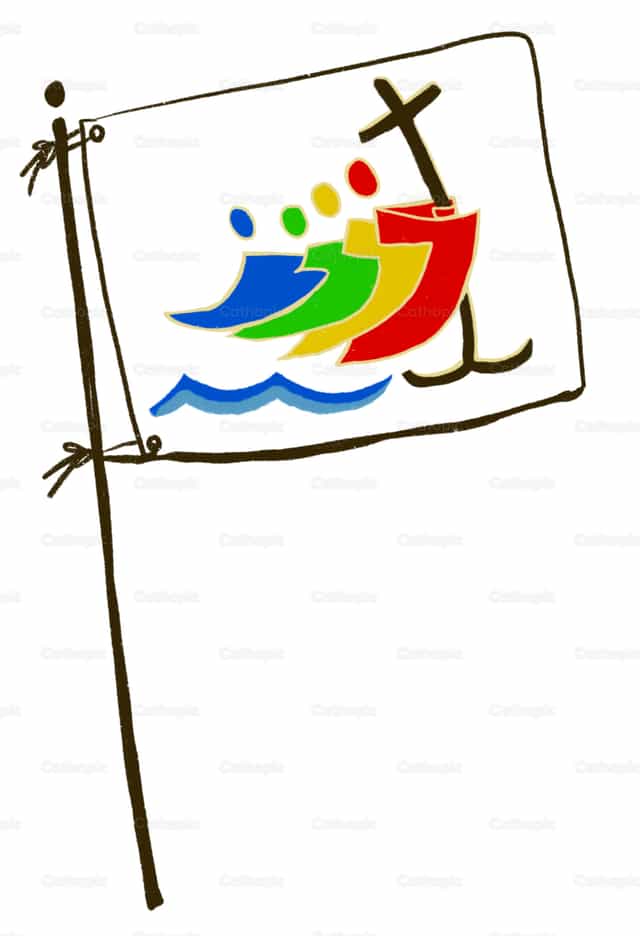 Drapeau de l’Année jubilaire - Vecteurs catholiques de stock - Photo de Dorothy P