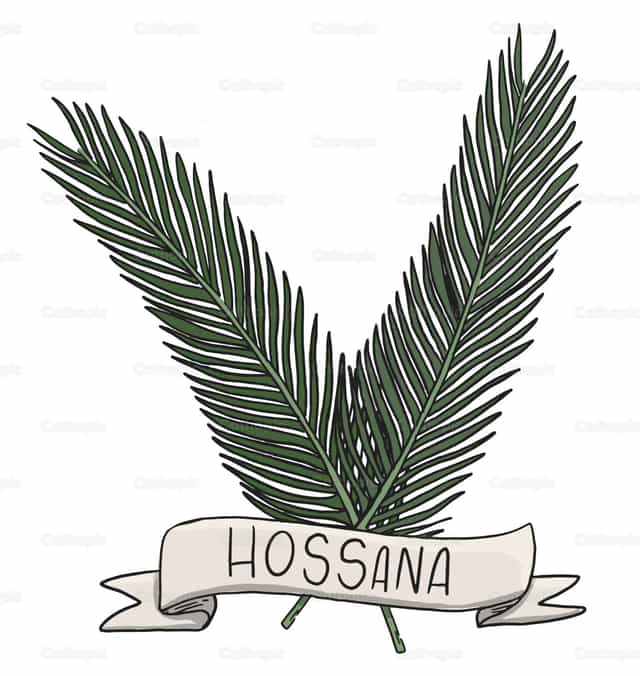 Hosanna - Katholische Vektorgrafiken