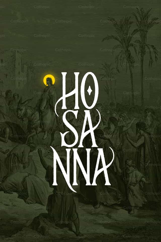 Osanna - Vettoriali stock cattolici