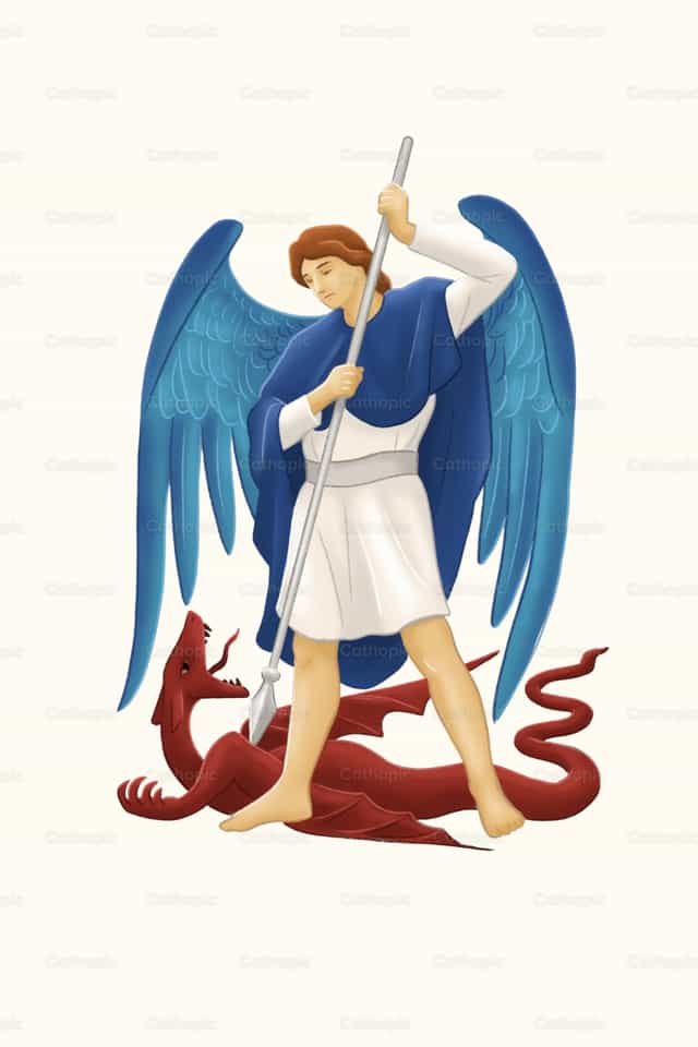 Saint Michael Archangel - Catholic stock vectors - Photo by DID