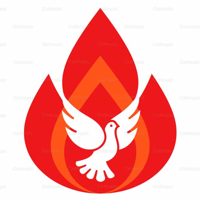 Pentecostés Logotipo - Banco de vectores católicos - Fotografía por Carlos Daniel
