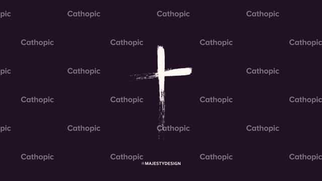 Kuwaresma - Mga Catholic stock vector