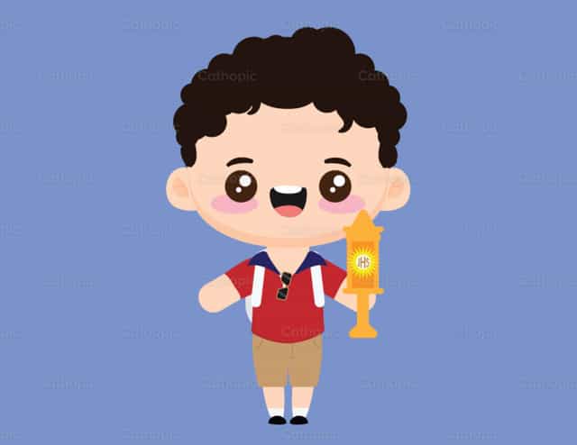 Carlo Acutis illustration - Catholic stock vectors - Photo by Ana Carolina Escobar Arce
