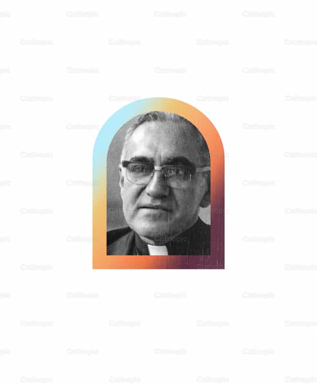 San Oscar Romero - Banco de vectores católicos - Fotografía por Julio Cesar Sánchez