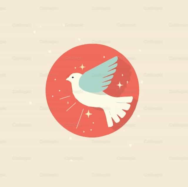 Holy Spirit - Catholic stock vectors