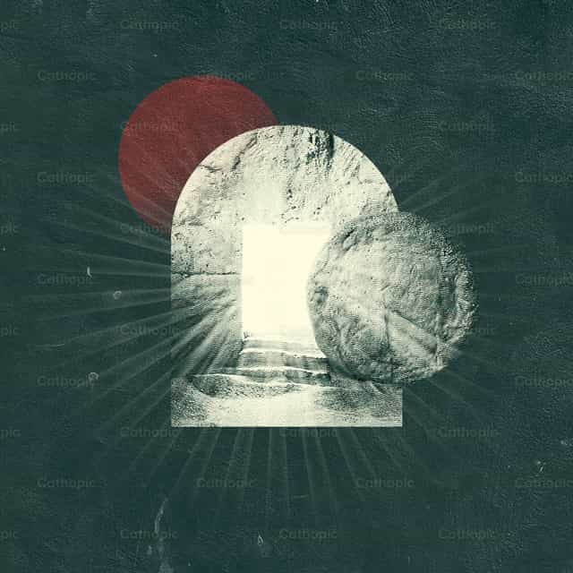 Resurrection of Jesus - Catholic stock vectors