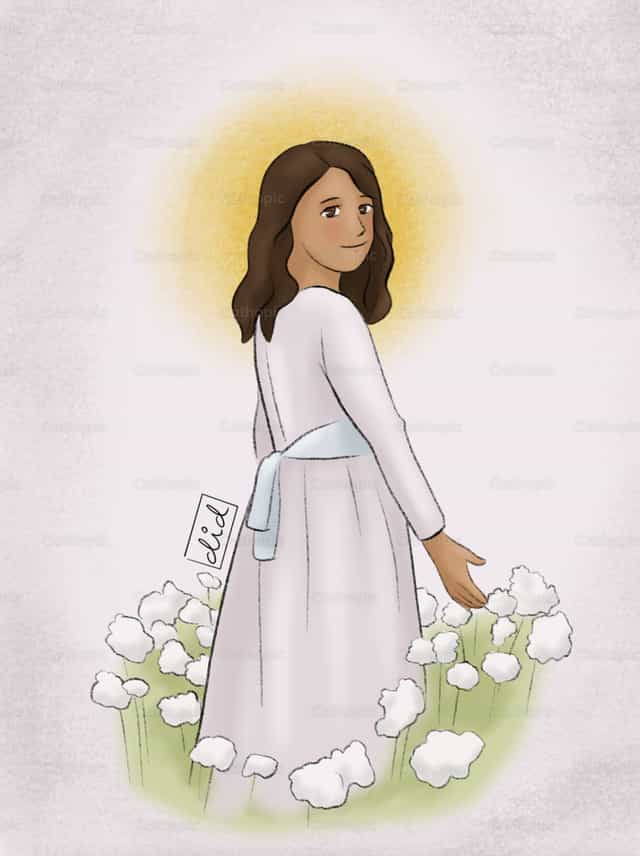 Saint Mary Goretti - Catholic stock vectors - Photo by DID