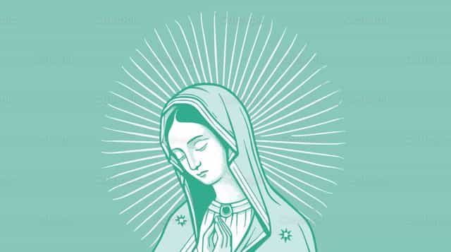 Virgen de Guadalupe - Banco de vectores católicos