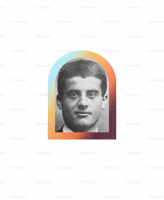 Beato Pier Giorgio Frassati - Banco de vectores católicos - Fotografía por Julio Cesar Sánchez