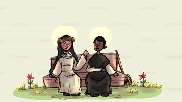 Sainte Rose et saint Martin - Vecteurs catholiques de stock - Photo de Cathopic