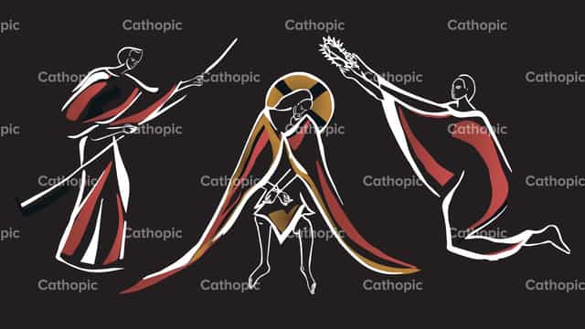 Sorrowful Mysteries (Graphic 3) - Catholic stock vectors - Photo by Roberto Chumbimuni
