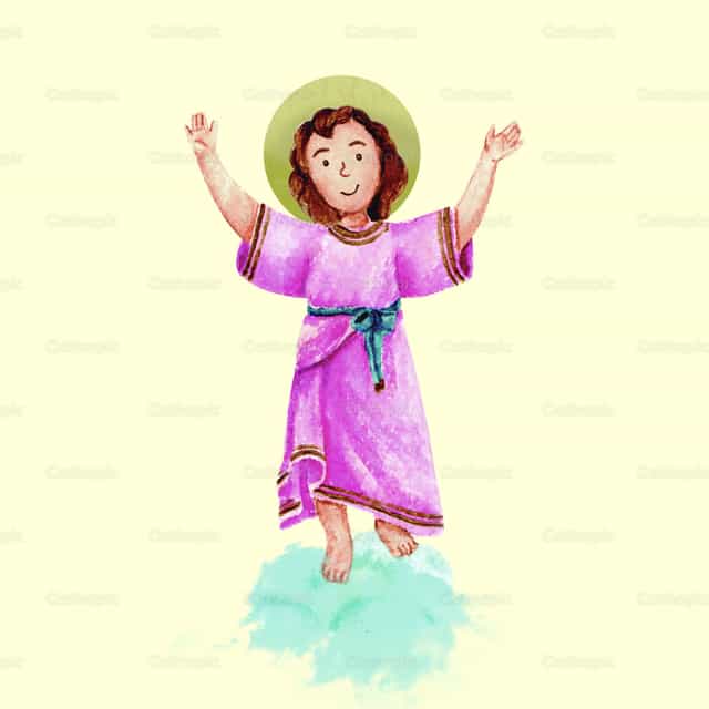 Divino Niño Jesús - Banco de vectores católicos